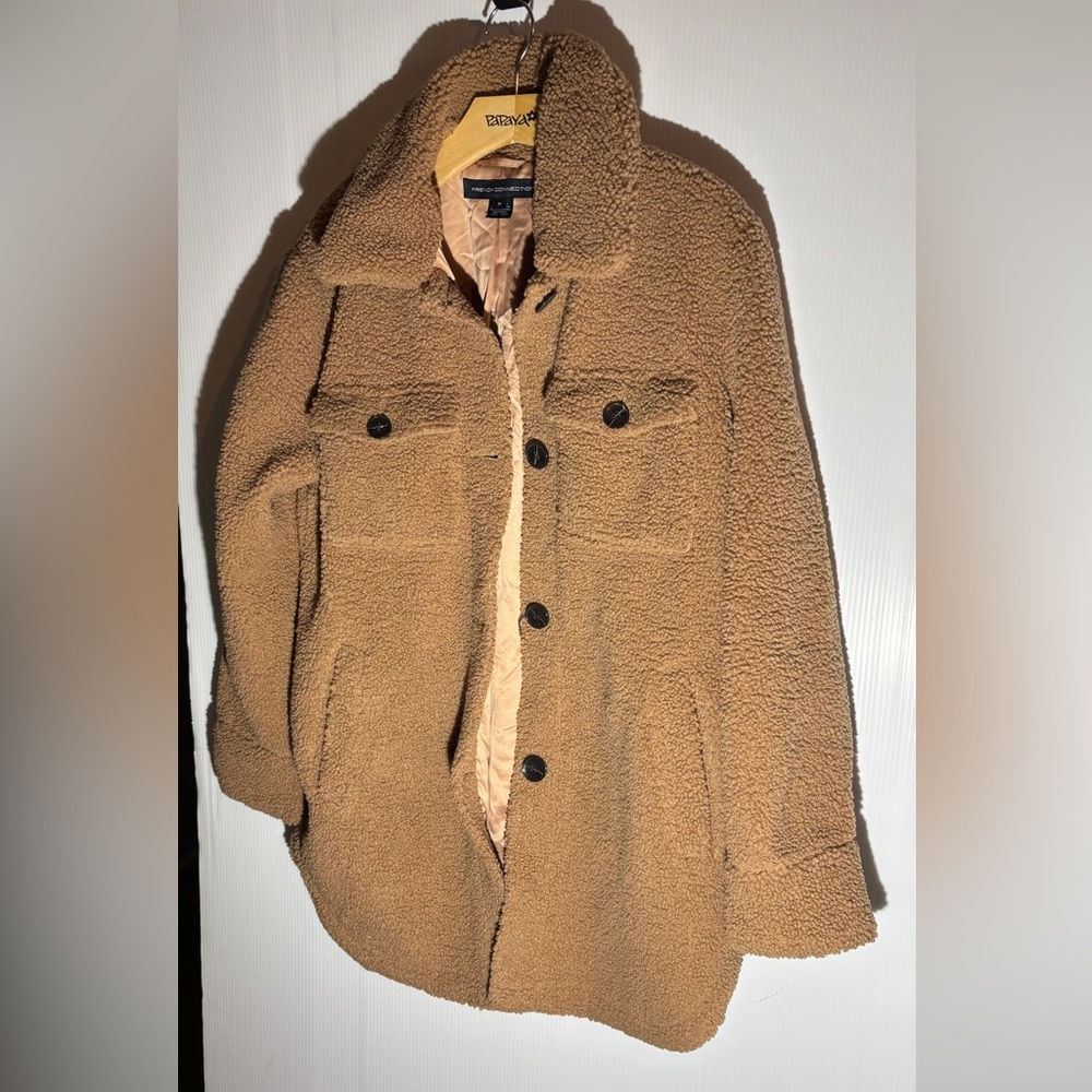 French connections Tan Textured Women’s Jacket
